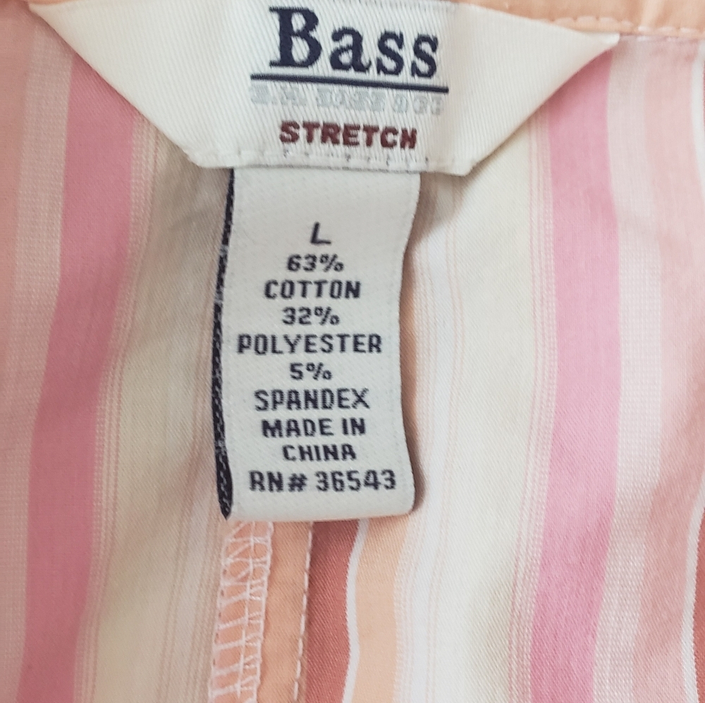 Bass woman's dress shirt size Large - Picture 5 of 6